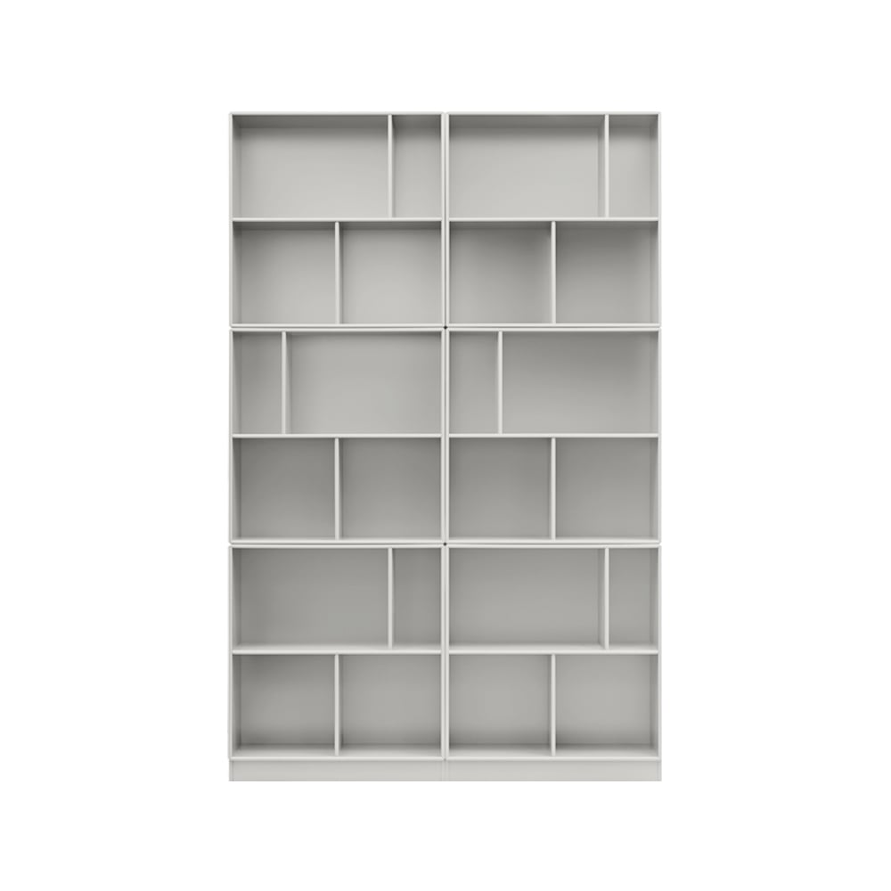 Montana Read bookshelf Nordic 09, incl. 7 cm base | Scandinavian Design | Shelves & shelving systems | Grey