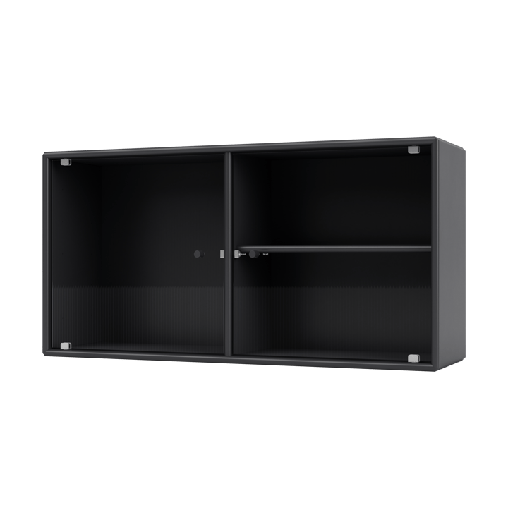 Ripple I display cabinet 69.6x35.4x20 cm - Anthracite - Montana