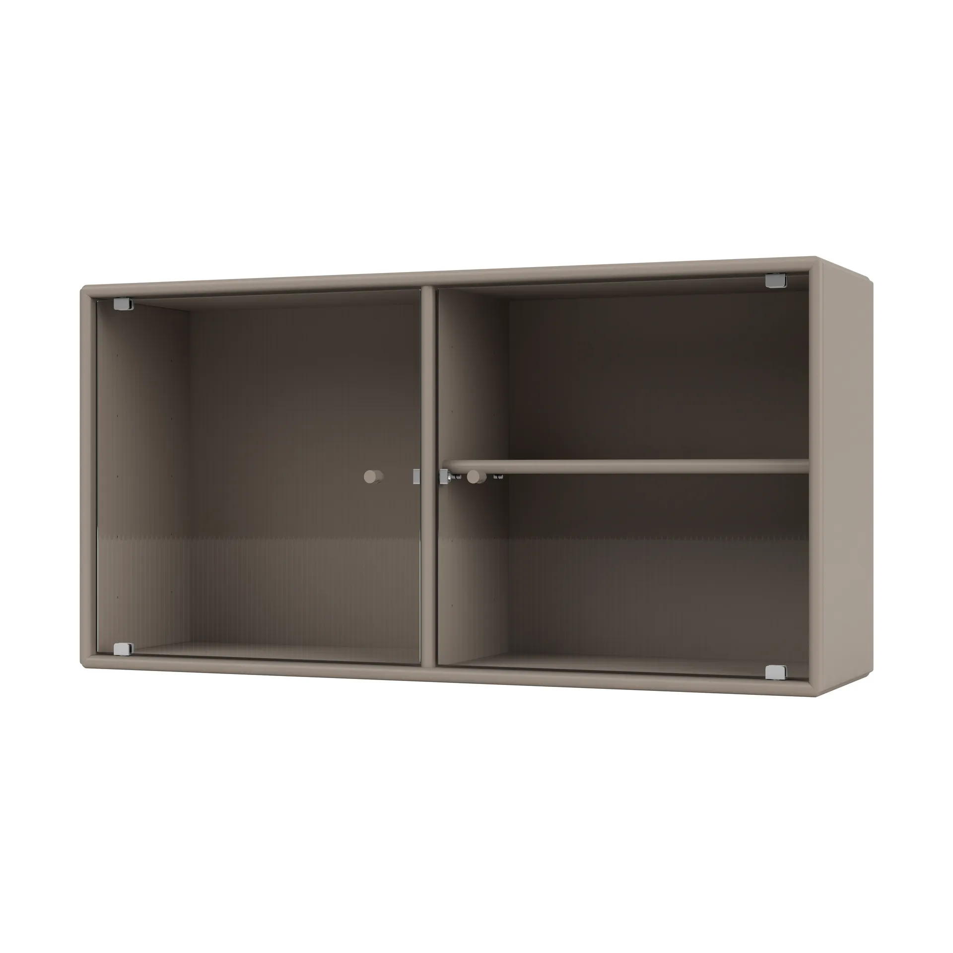 Ripple I display cabinet 69.6x35.4x20 cm, Truffle Montana
