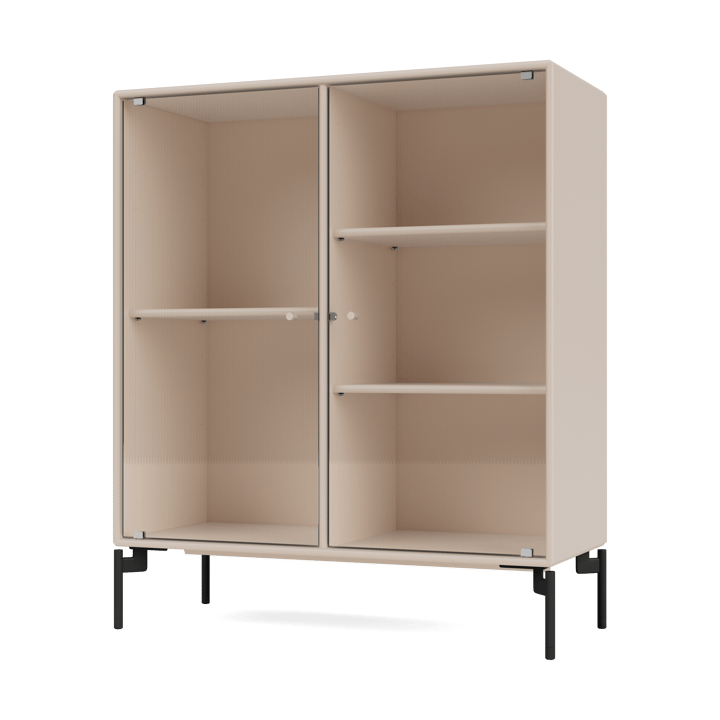 Ripple II display cabinet 69.6x82.2x30 cm - Clay-legs black - Montana