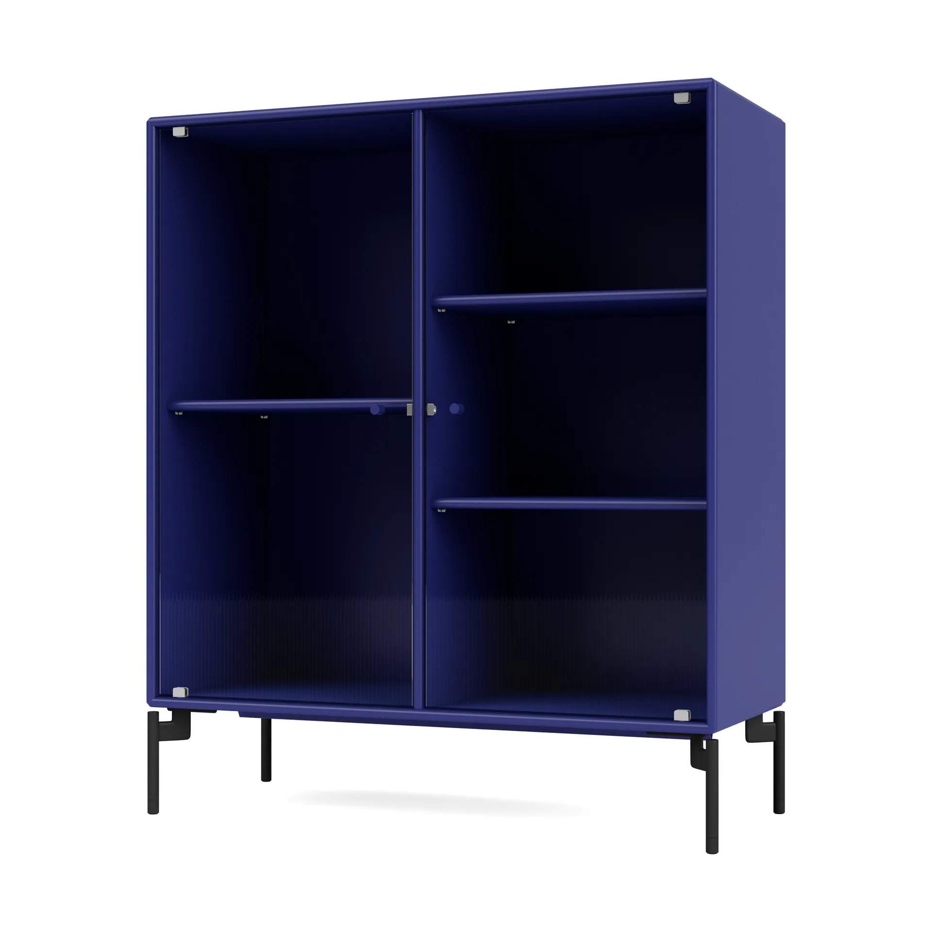 Ripple II display cabinet 69.6x82.2x30 cm, Monarch-legs black Montana