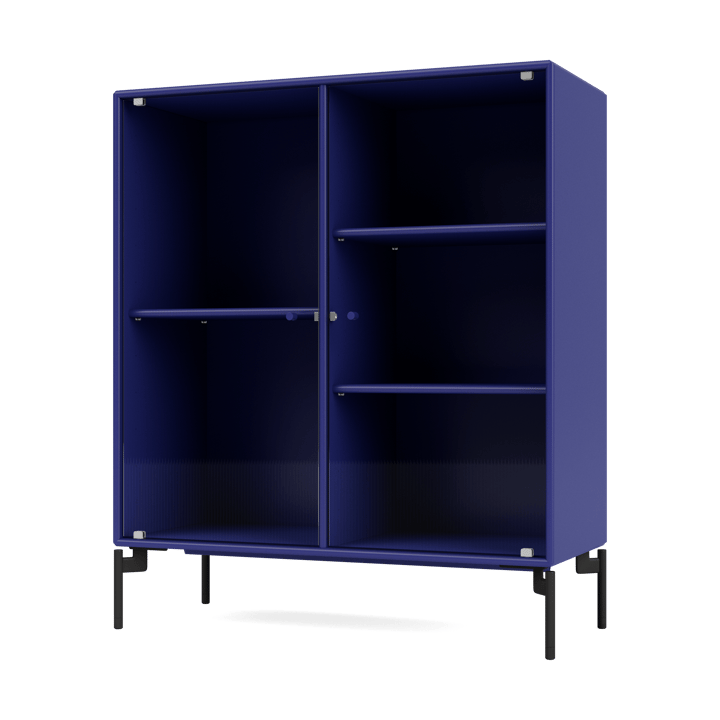 Ripple II display cabinet 69.6x82.2x30 cm - Monarch-legs black - Montana
