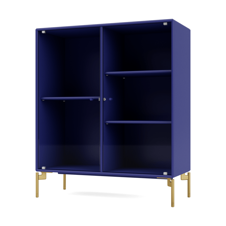 Ripple II display cabinet 69.6x82.2x30 cm - Monarch-legs brass - Montana