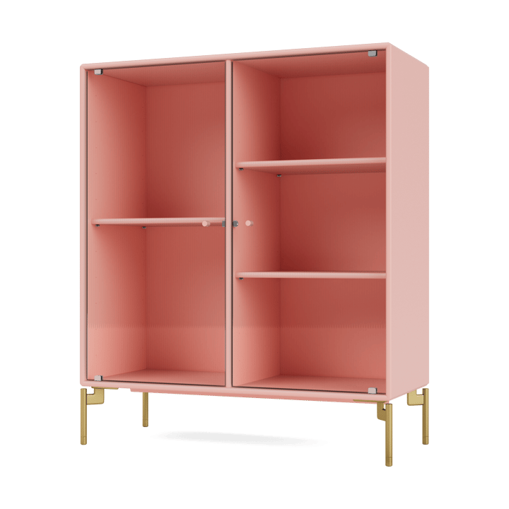 Ripple II display cabinet 69.6x82.2x30 cm - Ruby-legs brass - Montana