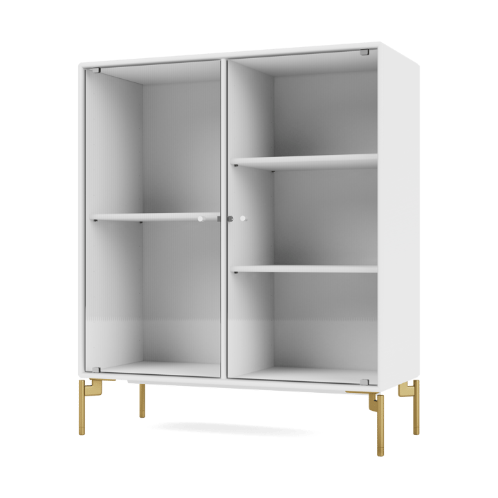 Ripple II display cabinet 69.6x82.2x30 cm - Snow-legs brass - Montana