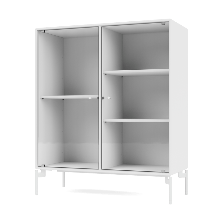 Ripple II display cabinet 69.6x82.2x30 cm - Snow-legs snow - Montana