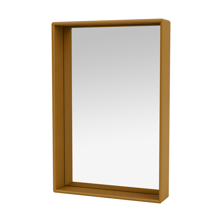 Shelfie colour frame mirror 46.8x69.6 cm - Amber - Montana