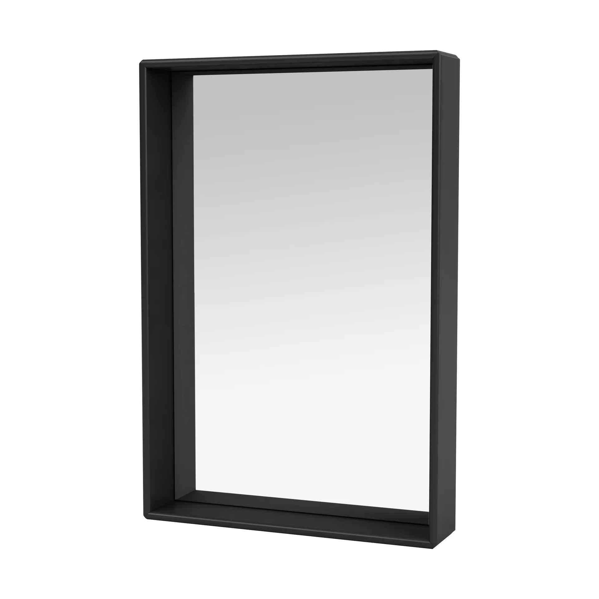 Shelfie colour frame mirror 46.8x69.6 cm, Black Montana