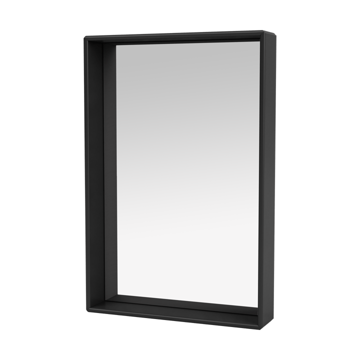 Shelfie colour frame mirror 46.8x69.6 cm - Black - Montana