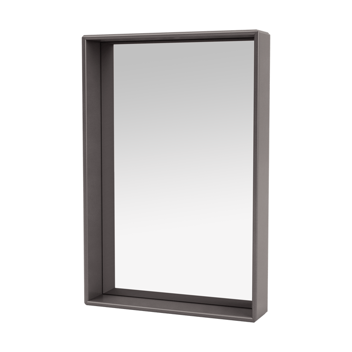 Shelfie colour frame mirror 46.8x69.6 cm - Coffee - Montana