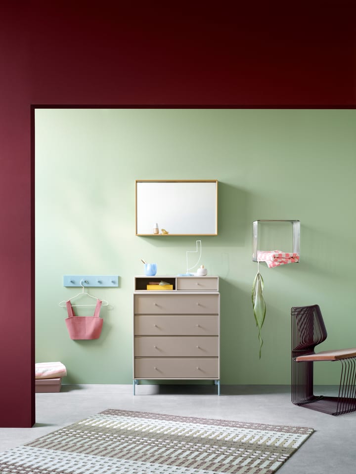 Shelfie colour frame mirror 46.8x69.6 cm - Cumin - Montana