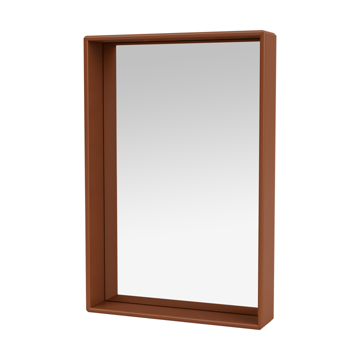 Shelfie colour frame mirror 46.8x69.6 cm - Hazelnut - Montana