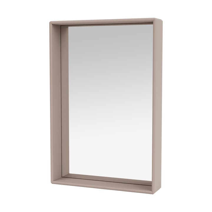 Shelfie colour frame mirror 46.8x69.6 cm - Mushroom - Montana
