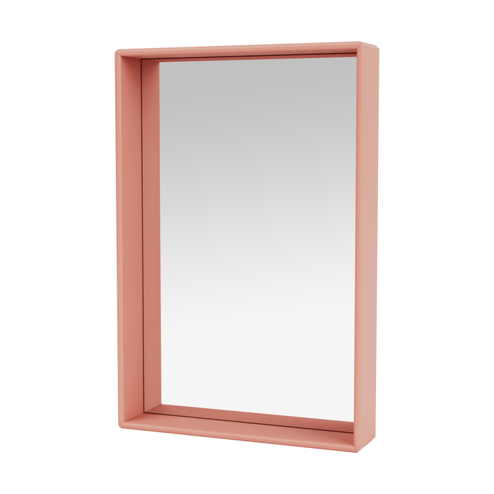 Shelfie colour frame mirror 46.8x69.6 cm - Rhubarb - Montana