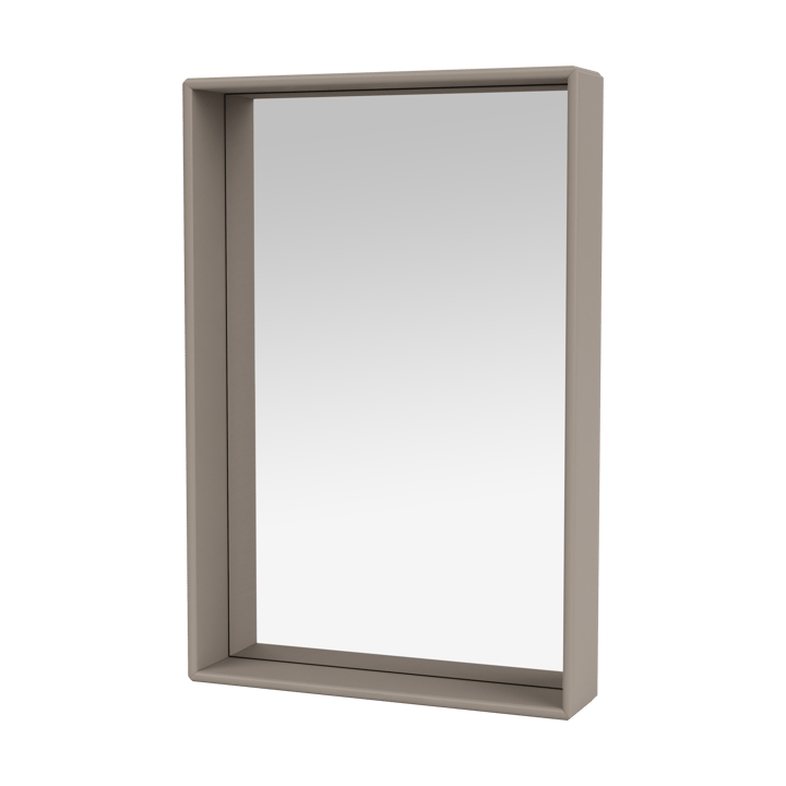 Shelfie colour frame mirror 46.8x69.6 cm - Truffle - Montana