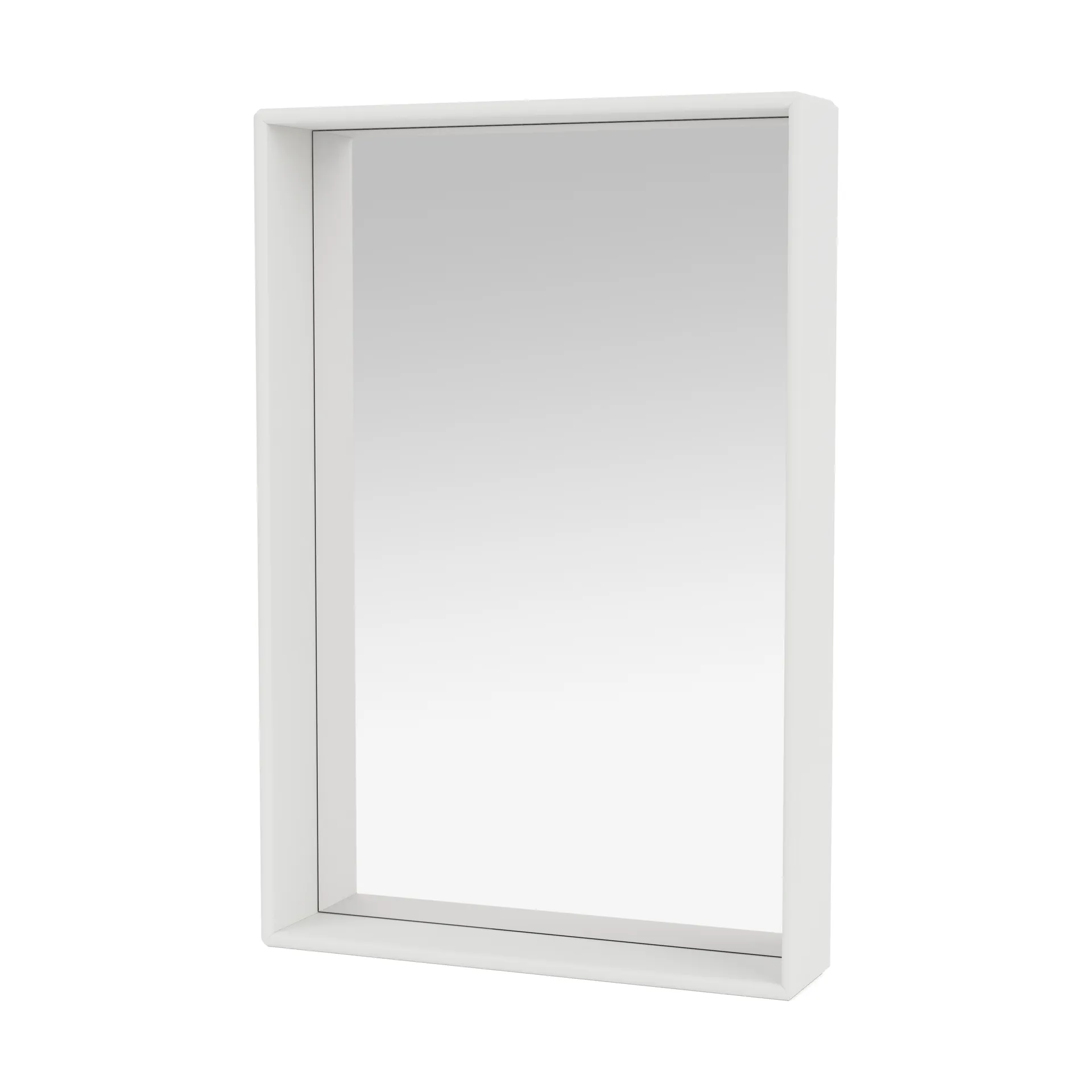 Shelfie colour frame mirror 46.8x69.6 cm, White Montana