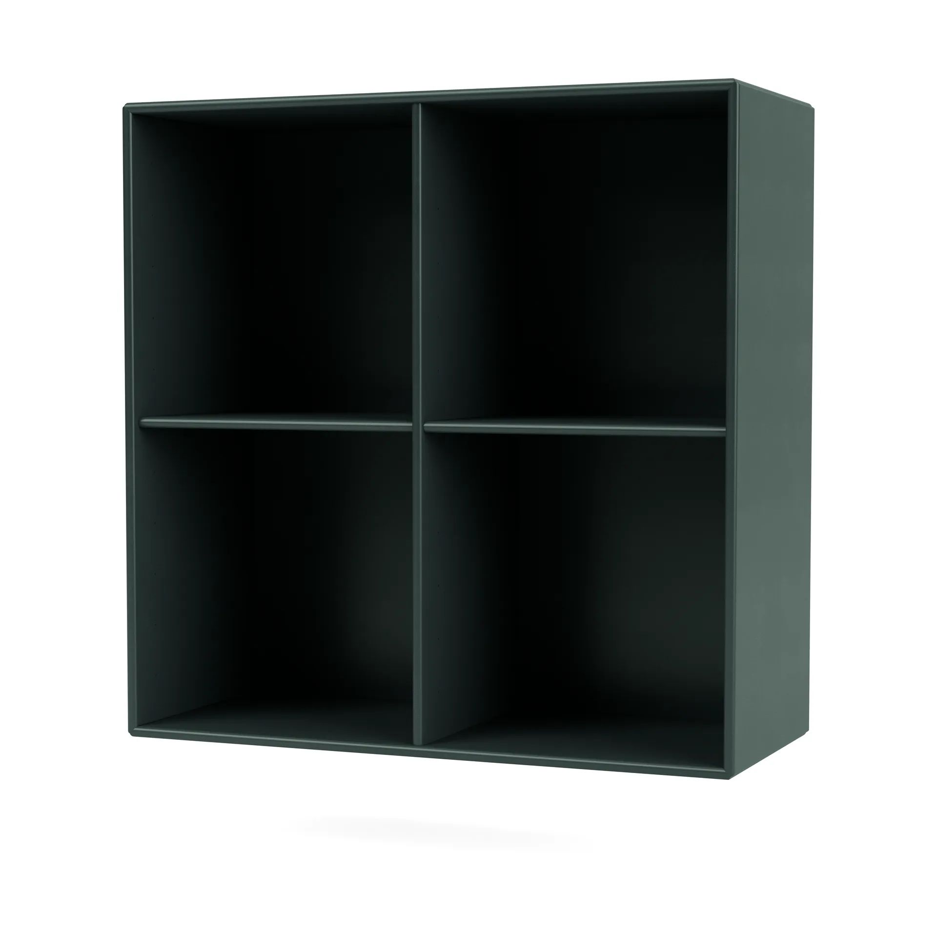 SHOW shelf 69.6x69.6 cm incl. suspension rail, 163-BlackJade Montana