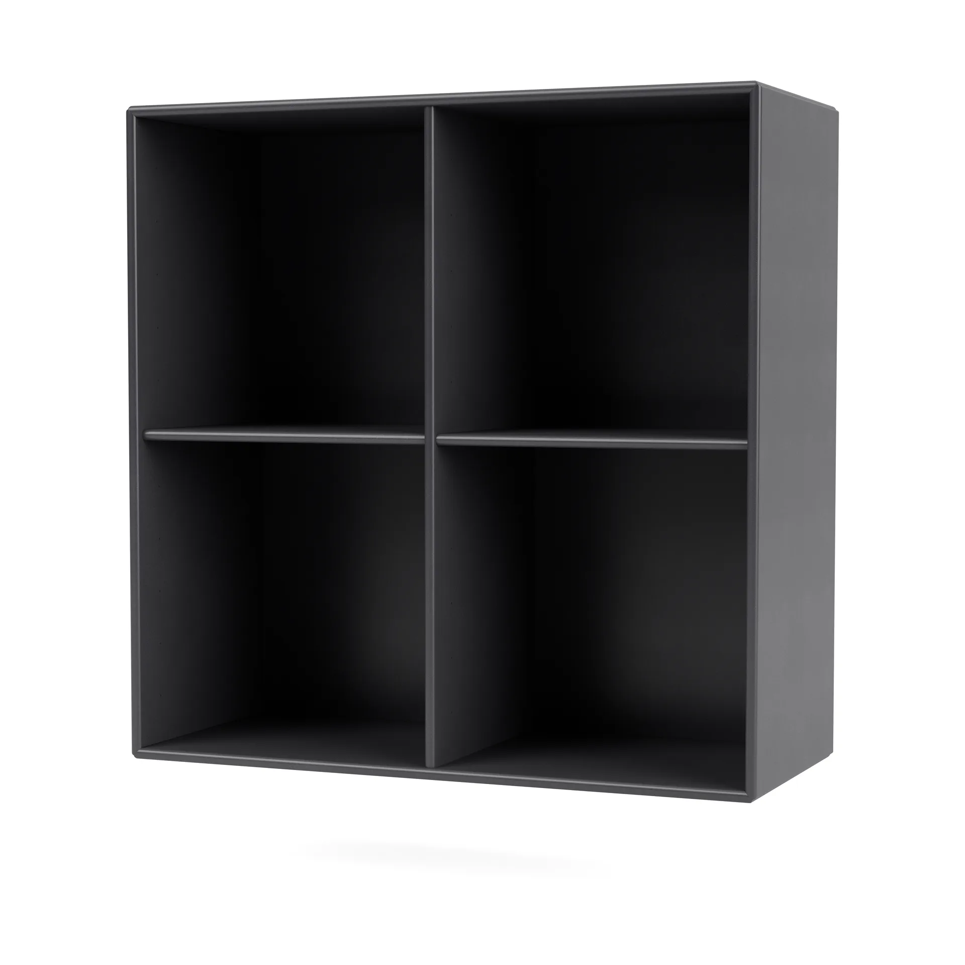SHOW shelf 69.6x69.6 cm incl. suspension rail, 36-Coal Montana