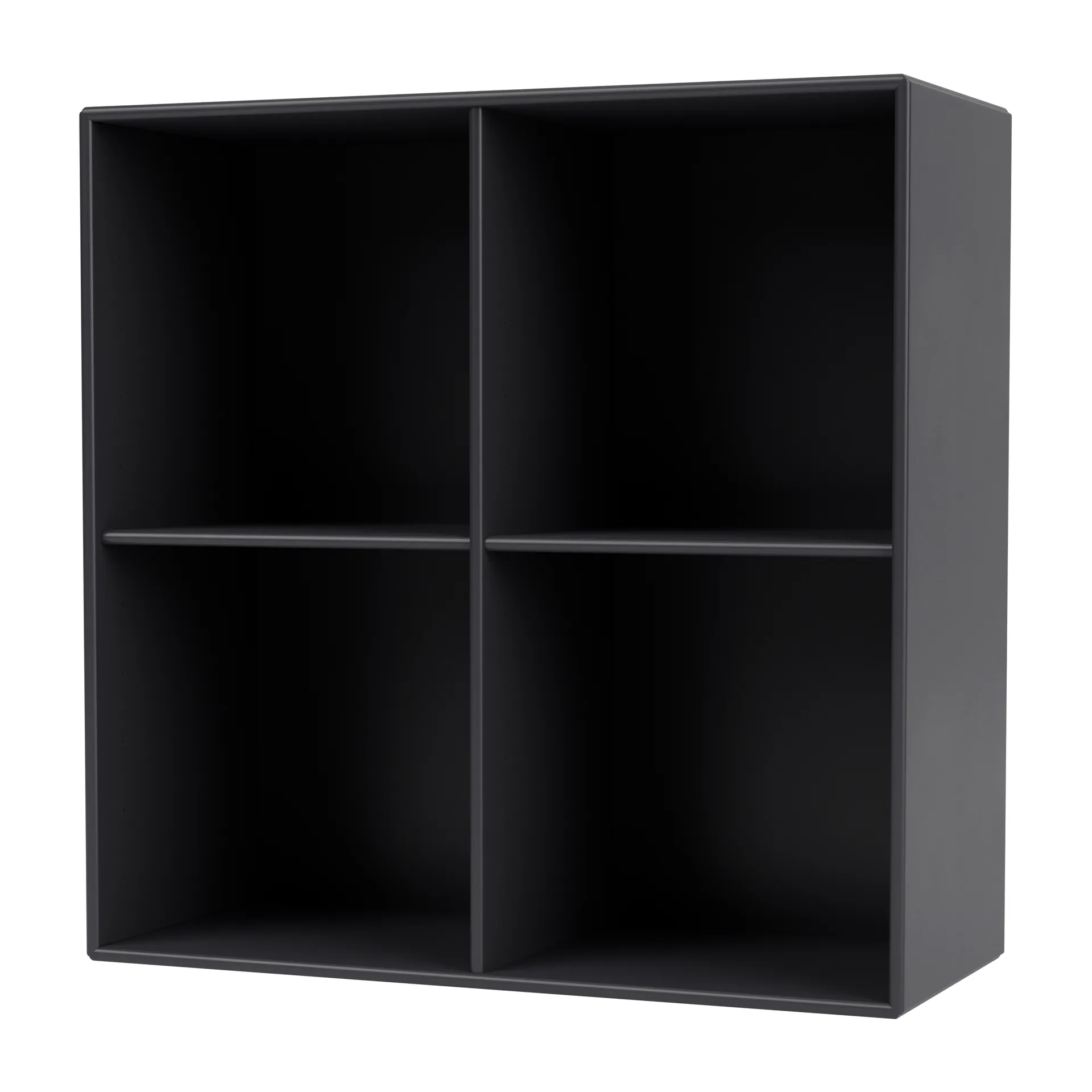 SHOW shelf 69.6x69.6 cm incl. suspension rail, Anthracite Montana