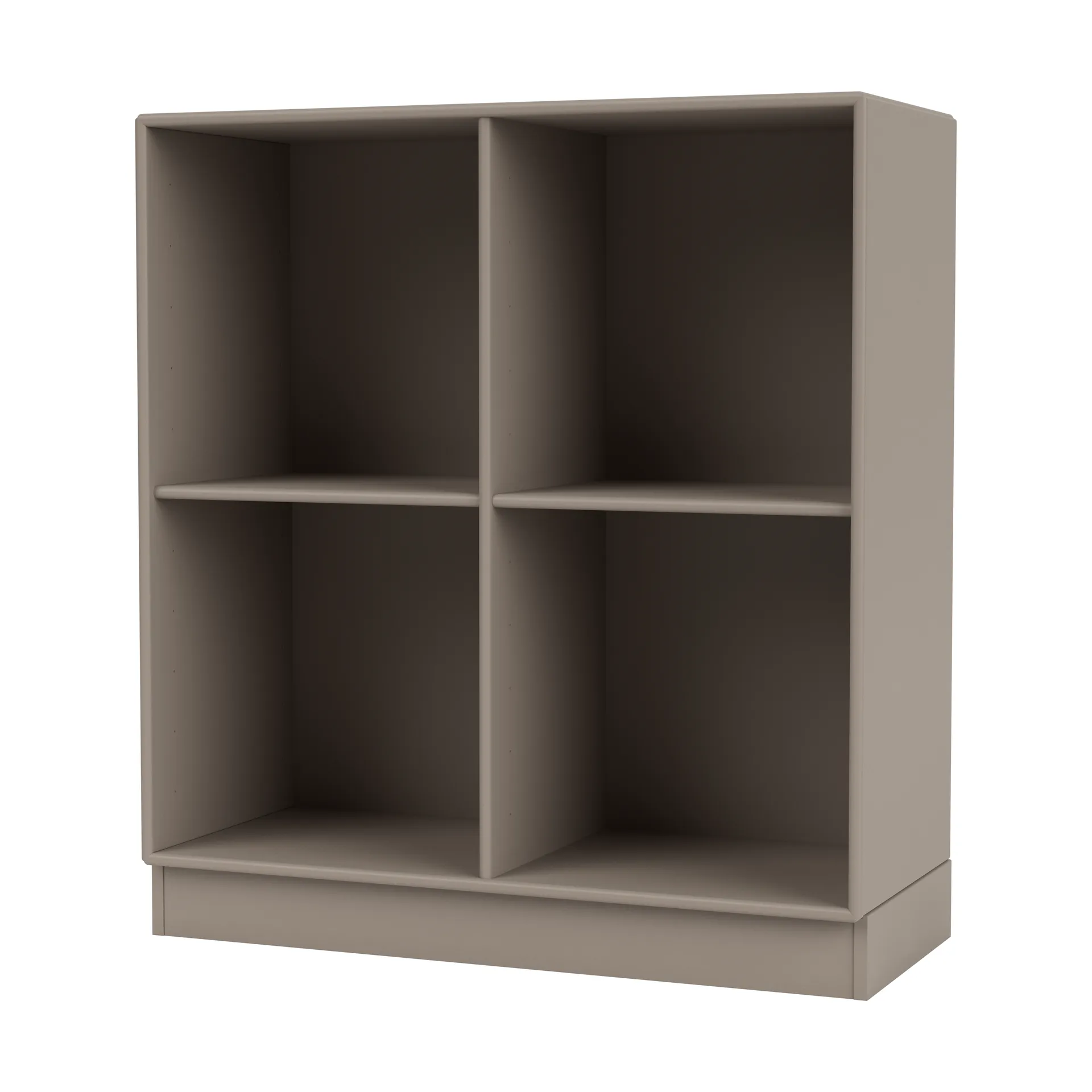 SHOW shelf 69.6x69.6 cm. socket 7 cm, 141-Truffle Montana