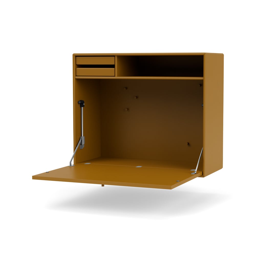 Montana STUDIO desk, wall hung Amber 142 | Scandinavian Design | Desks | Yellow