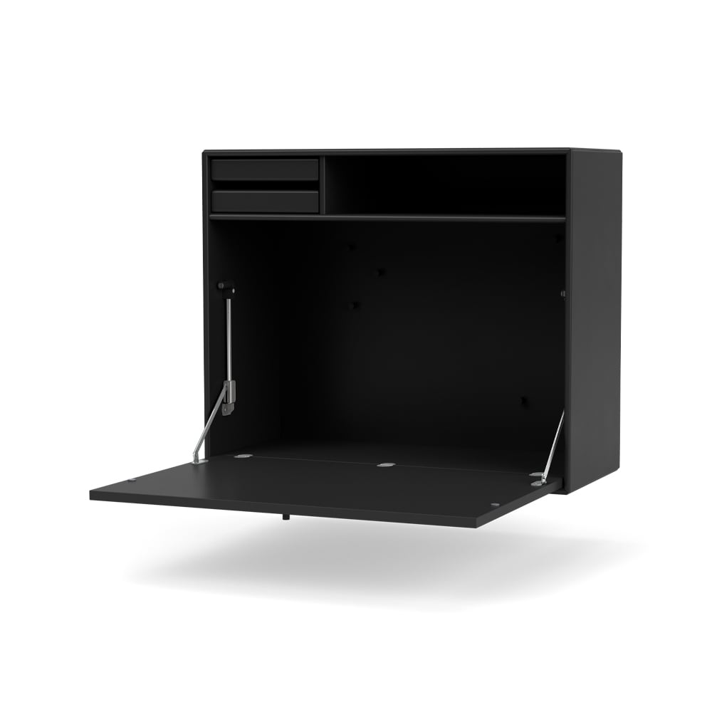 Montana STUDIO desk, wall hung Black 05 | Scandinavian Design | Desks | Black