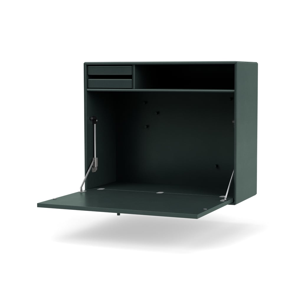 Montana STUDIO desk, wall hung Black jade 163 | Scandinavian Design | Desks | Green