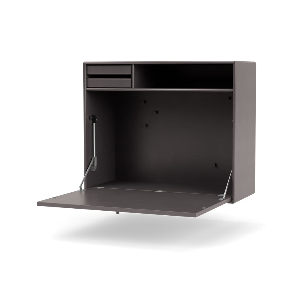 Montana STUDIO desk, wall hung Coffee 35 | Scandinavian Design | Desks | Brown