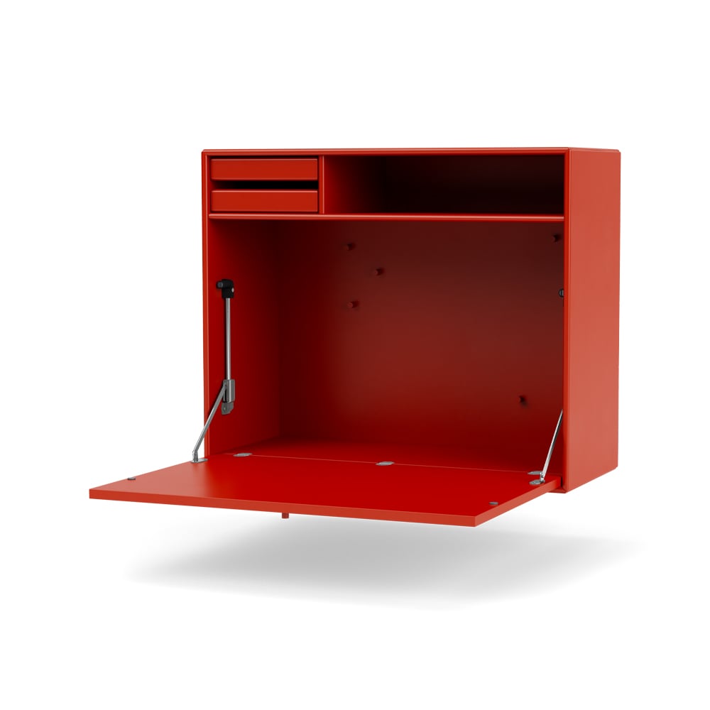Montana STUDIO desk, wall hung Rosehip 145 | Scandinavian Design | Desks | Red
