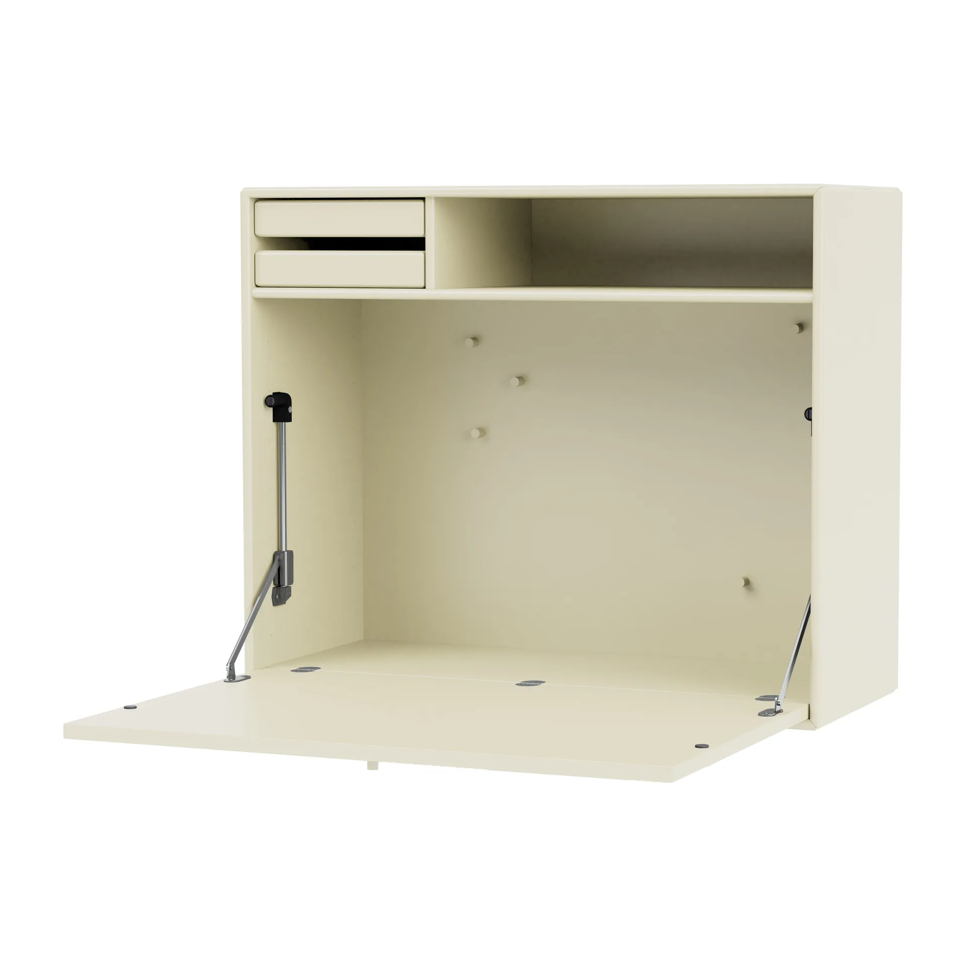 STUDIO desk, wall hung, Vanilla Montana