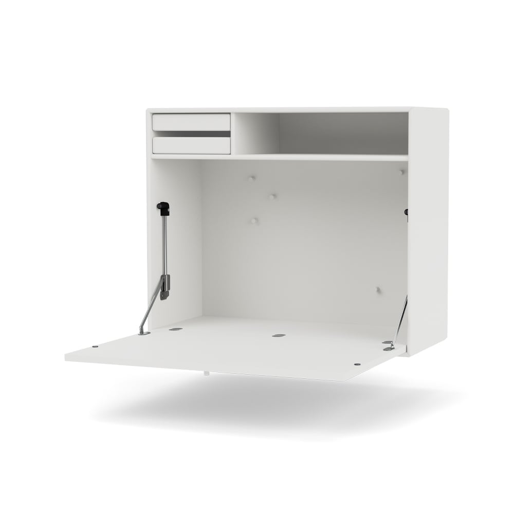 Montana STUDIO desk, wall hung White 01 | Scandinavian Design | Desks | White
