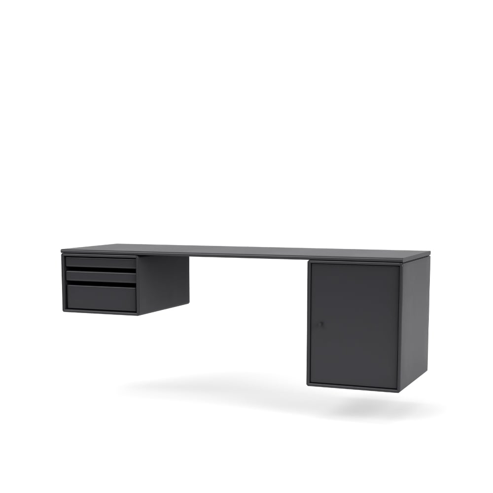 Montana Workshop desk Anthracite 04 | Scandinavian Design | Desks | Grey