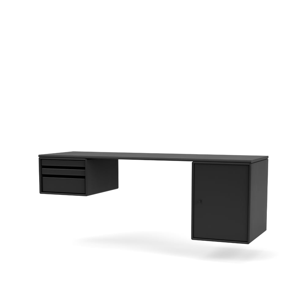 Montana Workshop desk Black 05 | Scandinavian Design | Desks | Black