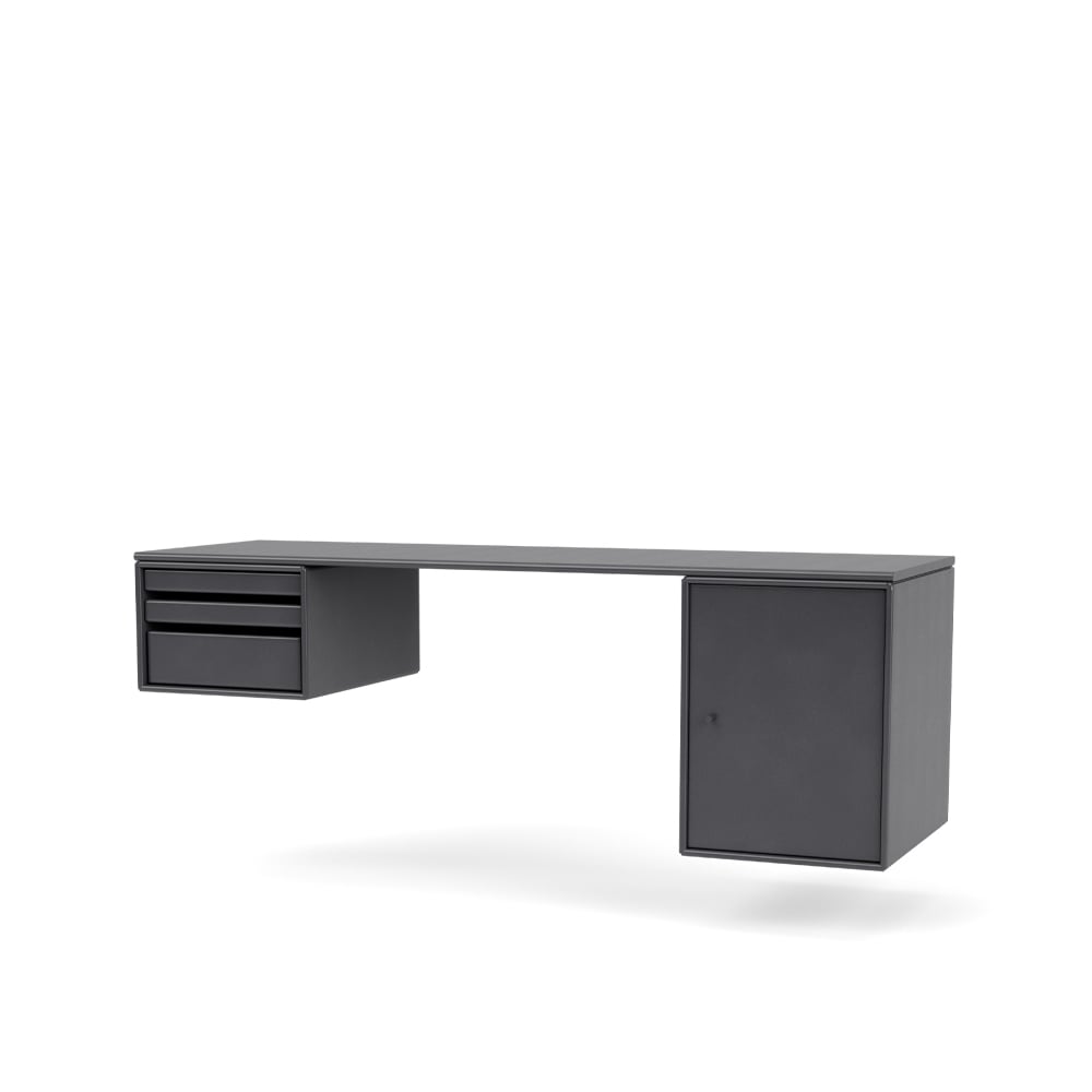 Montana Workshop desk Coal 36 | Scandinavian Design | Desks | Grey