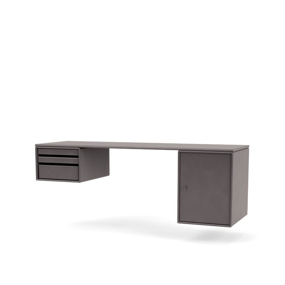 Montana Workshop desk Coffee 35 | Scandinavian Design | Desks | Brown