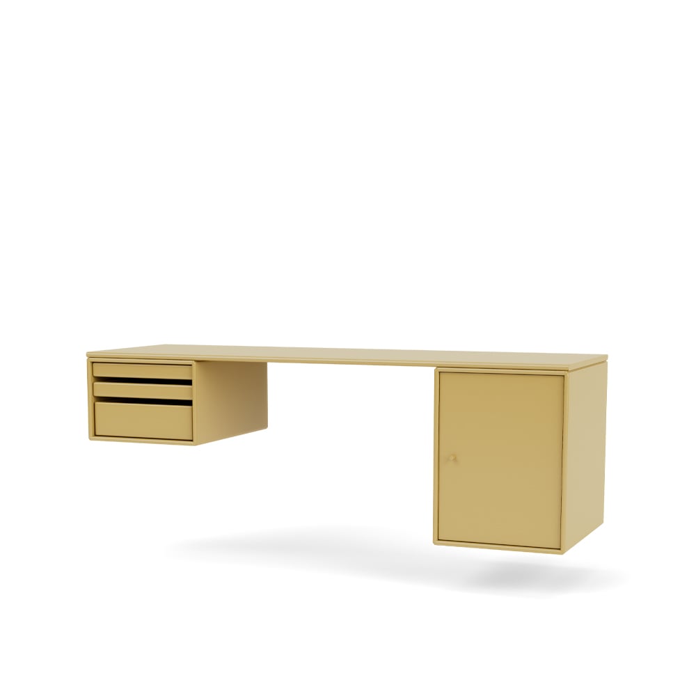 Montana Workshop desk Cumin 157 | Scandinavian Design | Desks | Yellow