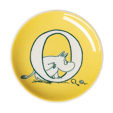 ABC Moomin mini plate - Ø, 10.5 cm - Moomin Arabia