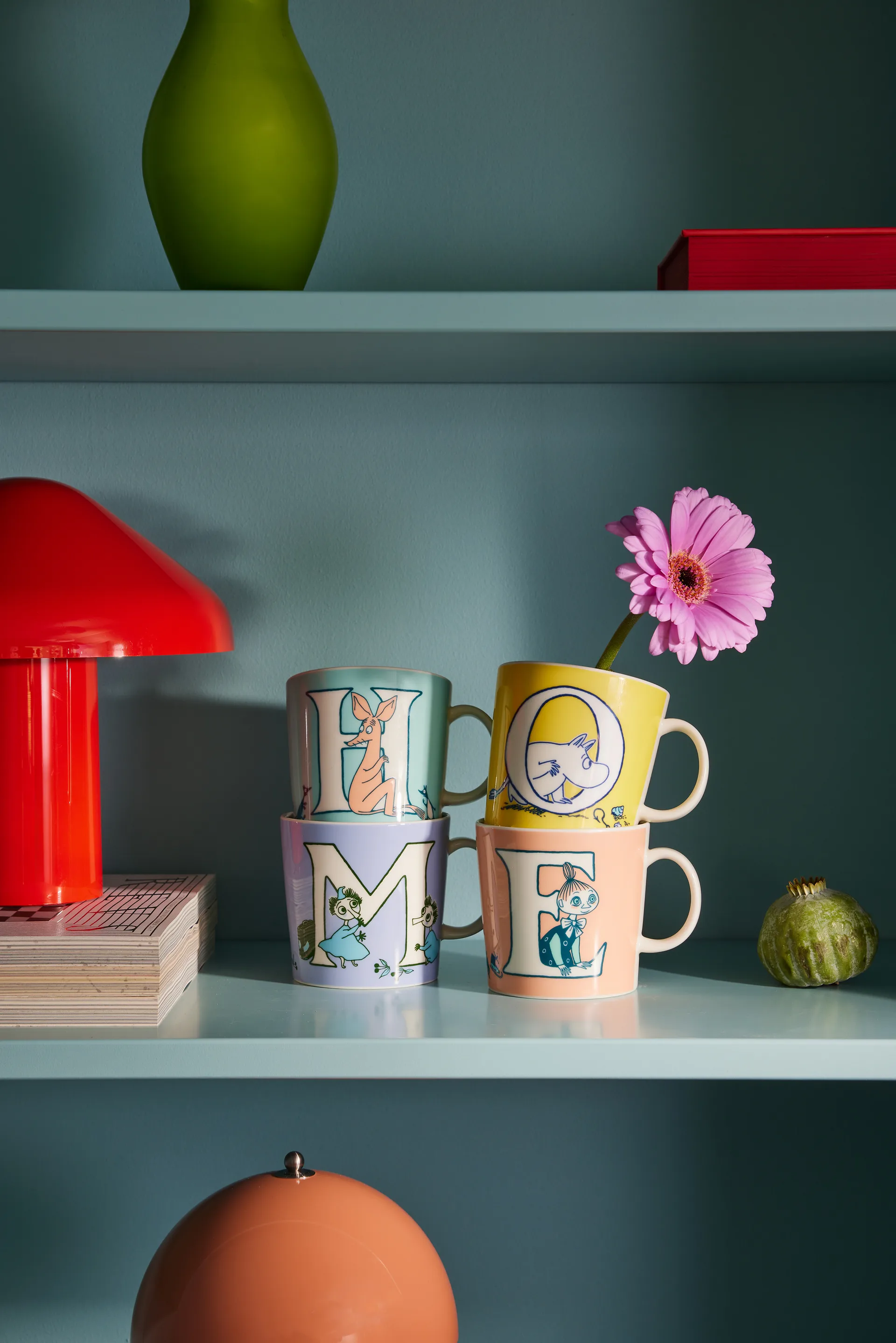 ABC Moomin mug 40 cl, E arabia moomin,moomin arabia