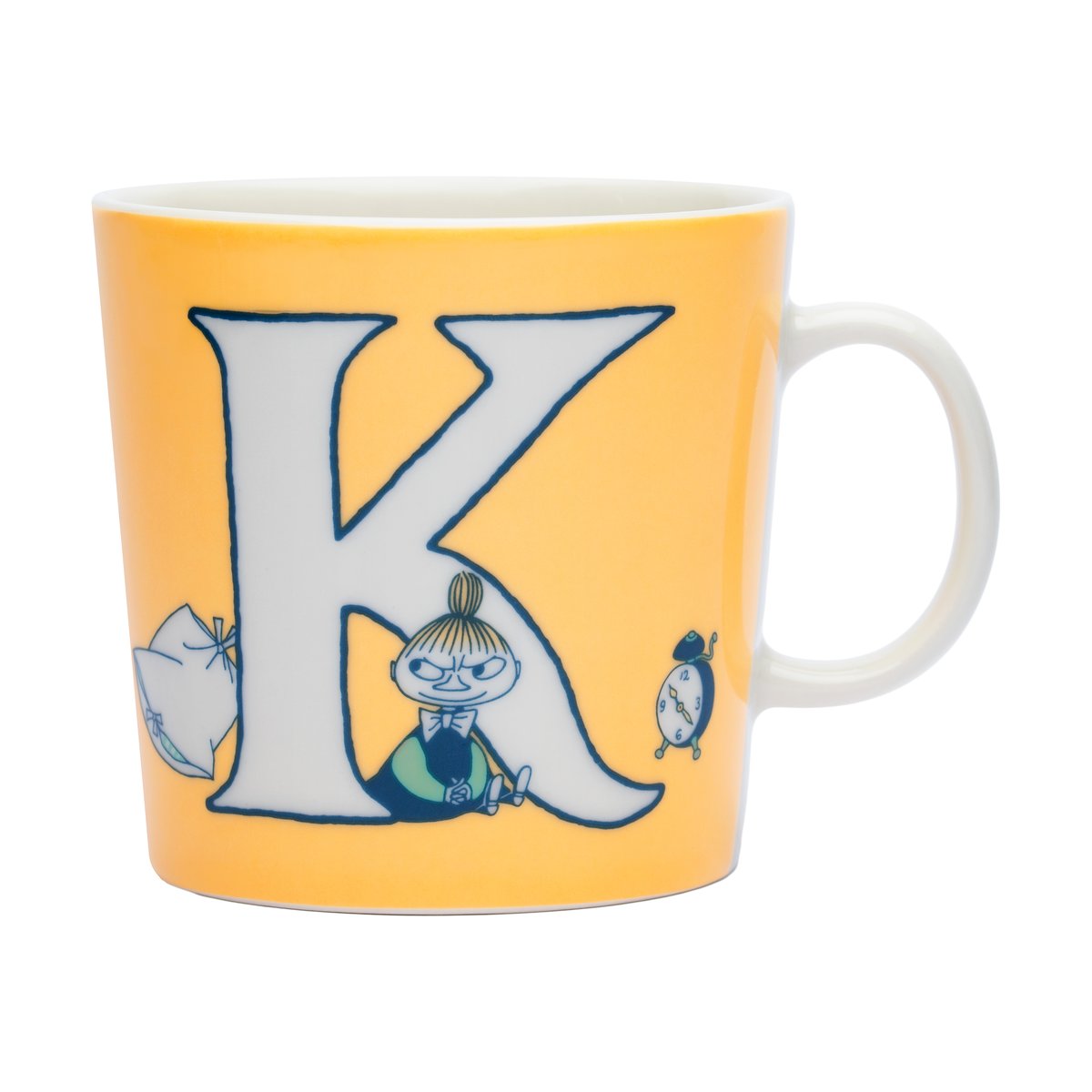 Moomin Arabia ABC Moomin mug 40 cl K | Scandinavian Design | Moomin mugs | Yellow