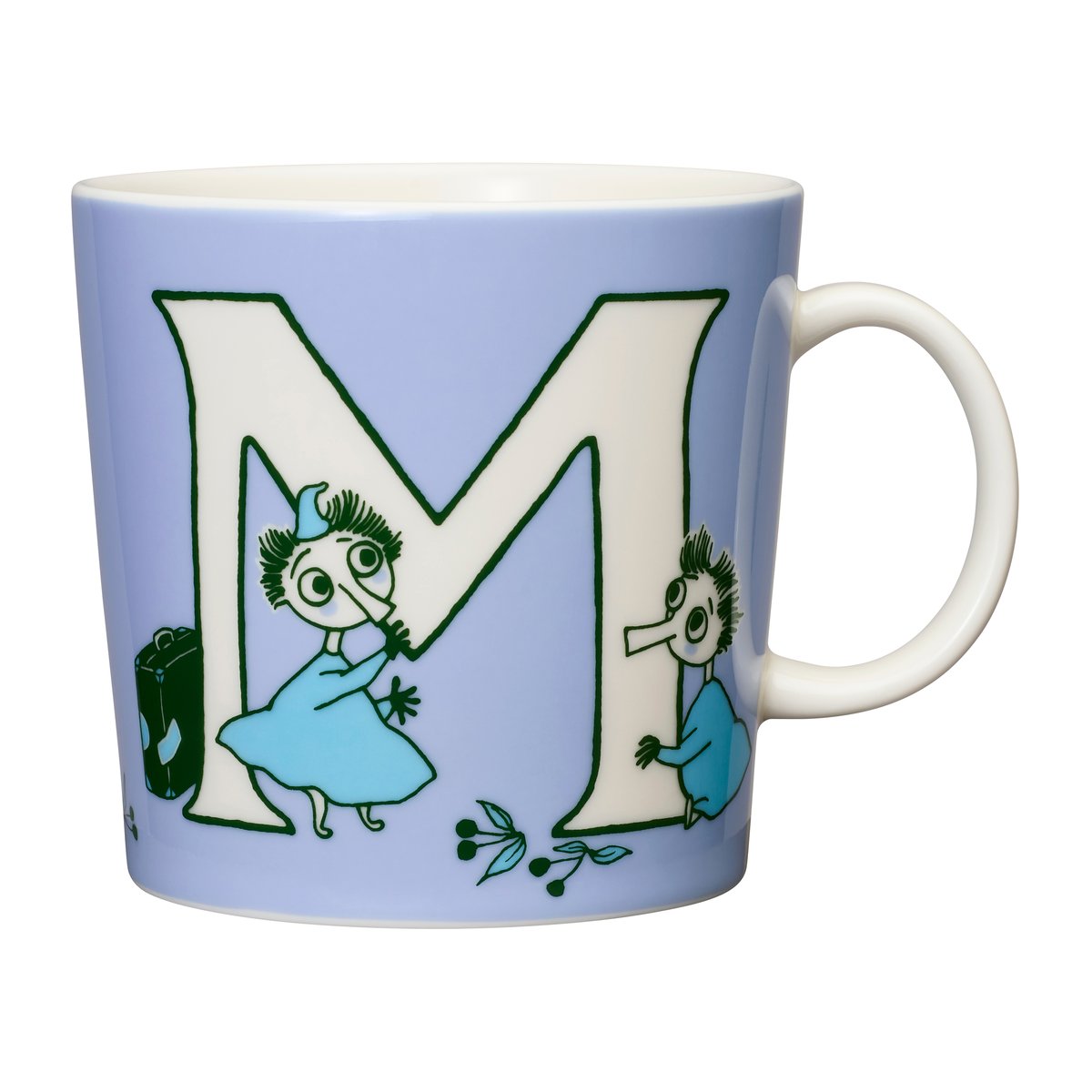 Moomin Arabia ABC Moomin mug 40 cl M | Scandinavian Design | Moomin mugs | Purple