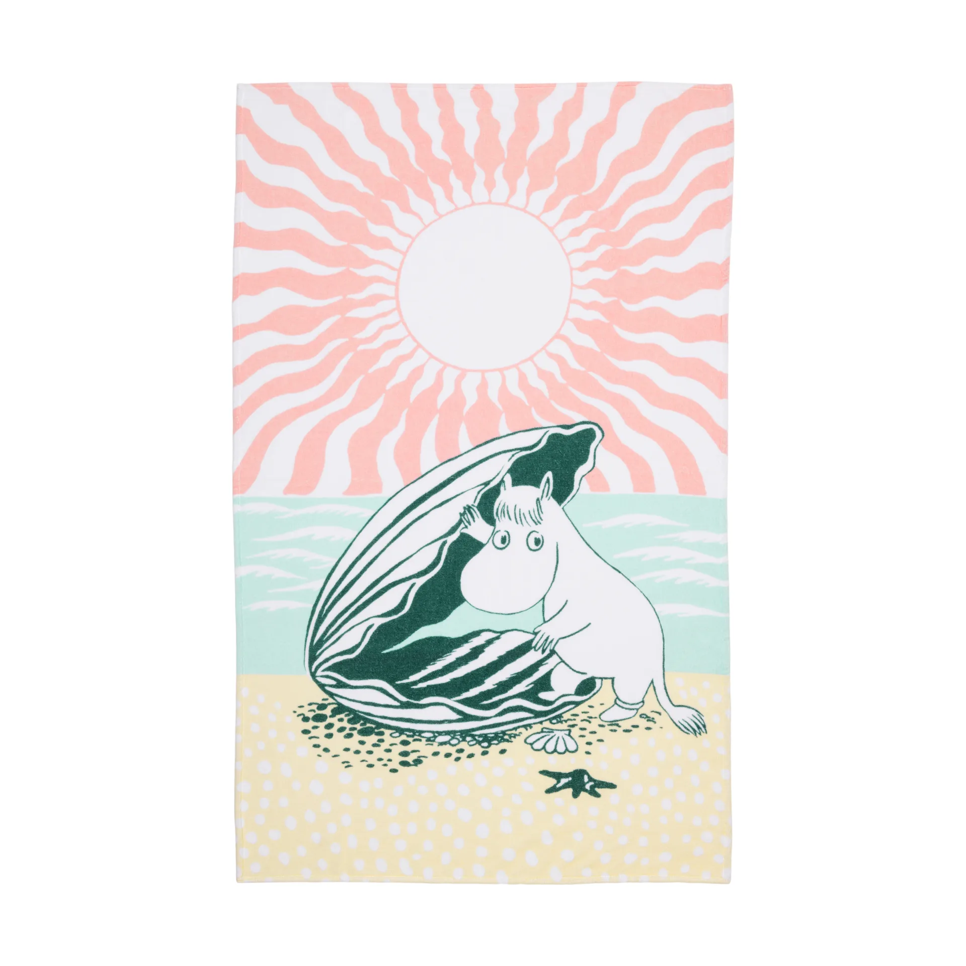 Beach day Moomin beach towel, 93x150 cm arabia moomin,moomin arabia