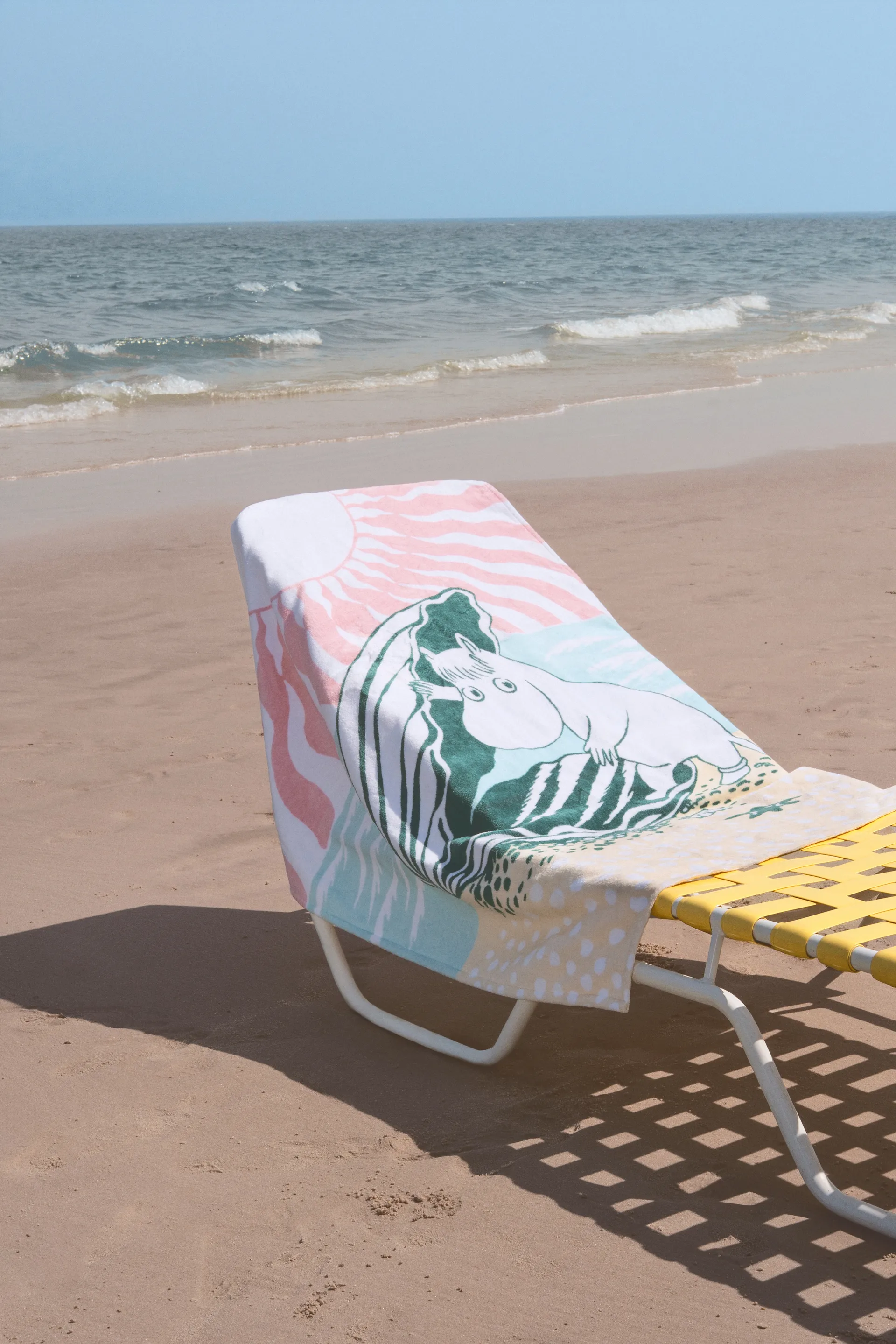 Beach day Moomin beach towel, 93x150 cm arabia moomin,moomin arabia