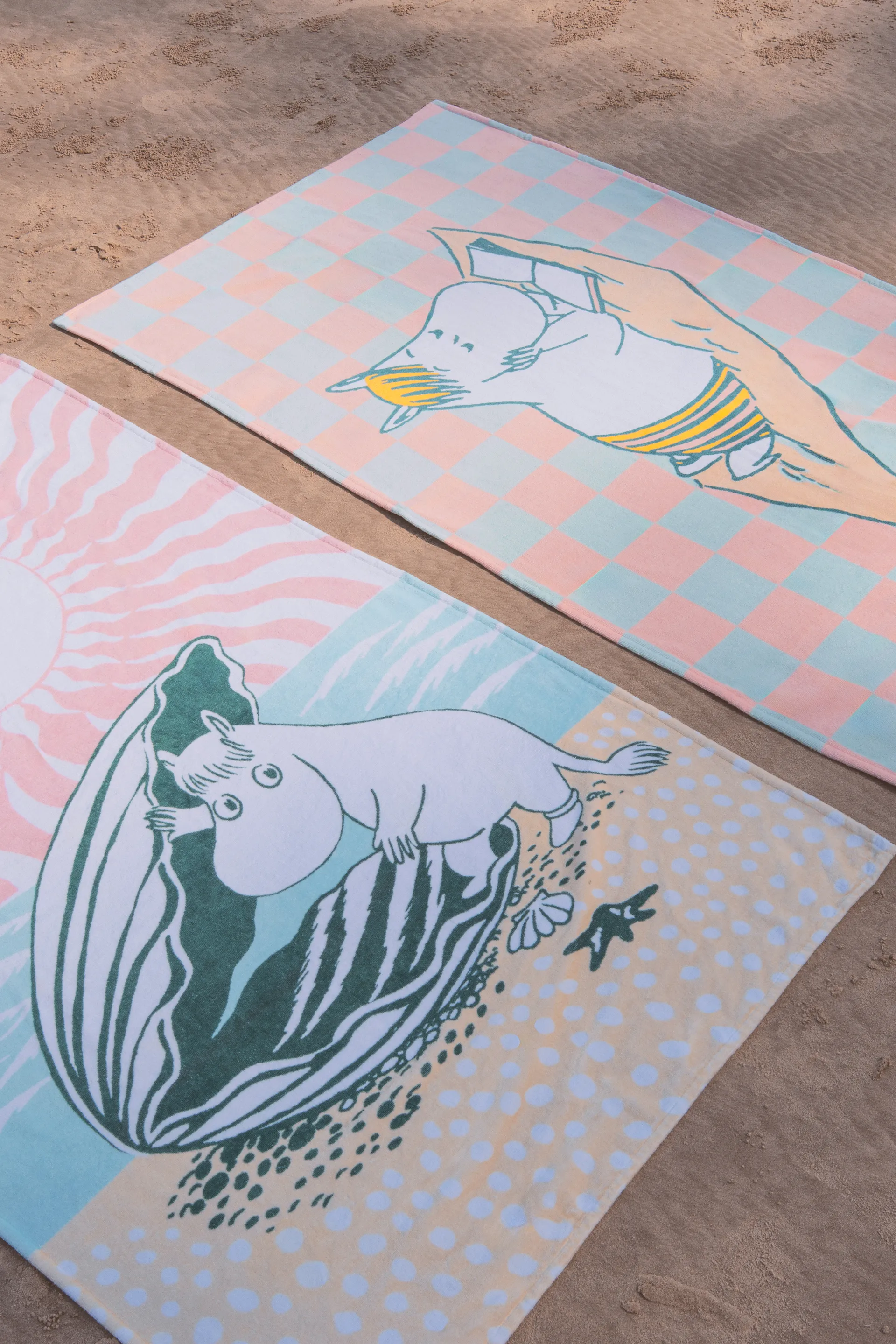 Beach day Moomin beach towel, 93x150 cm arabia moomin,moomin arabia