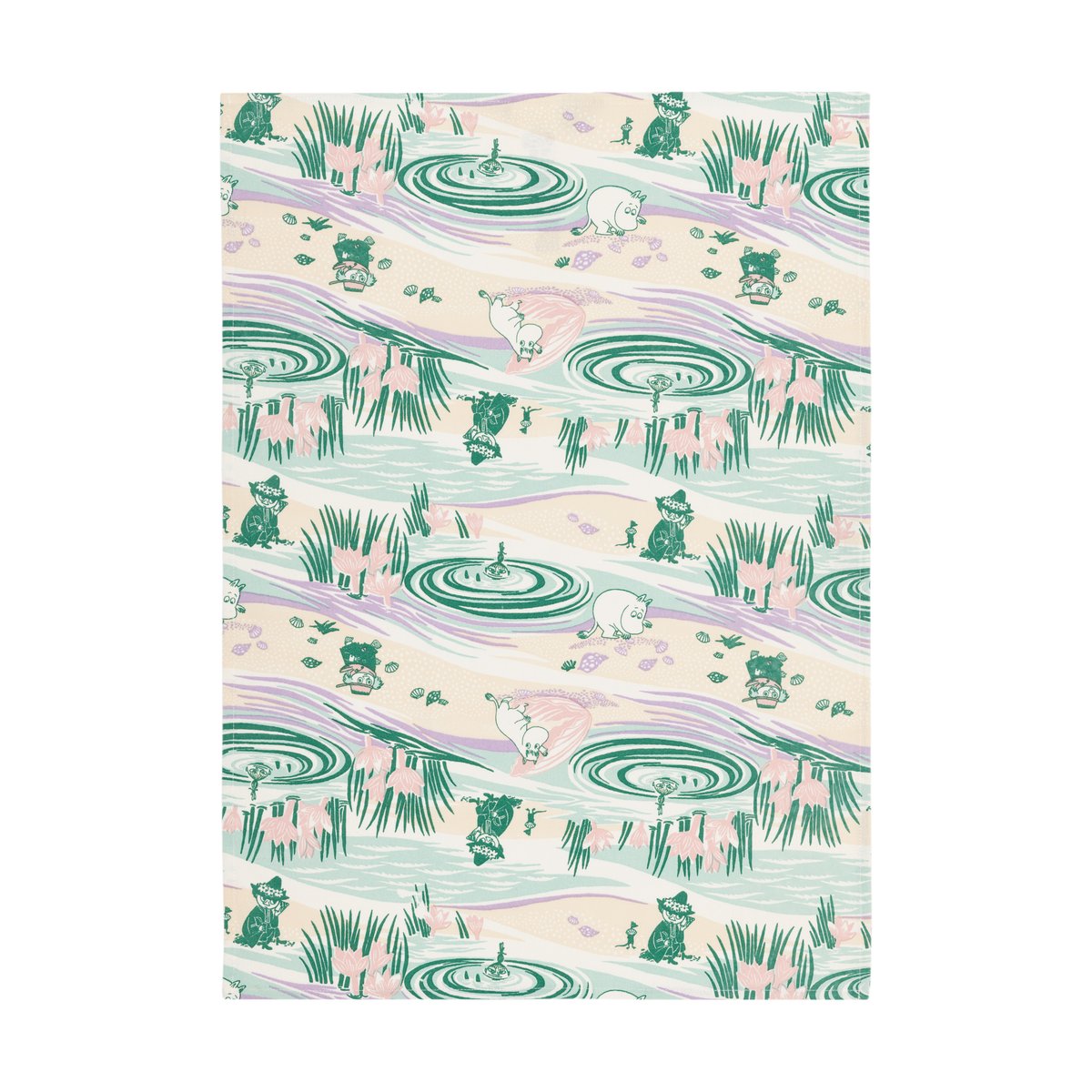 Moomin Arabia Beach day Moomin kitchen towel 50x70 cm