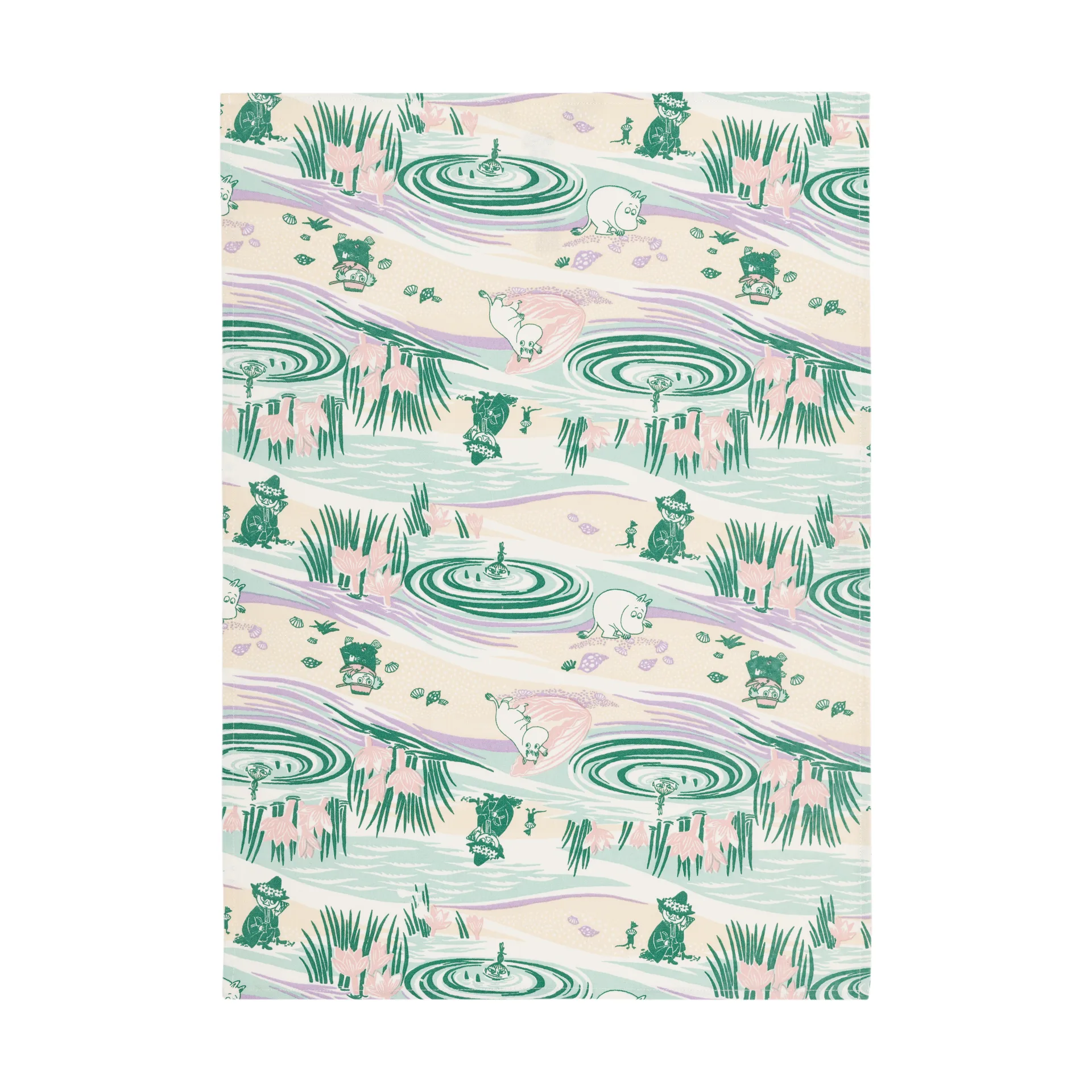 Beach day Moomin kitchen towel, 50x70 cm arabia moomin,moomin arabia
