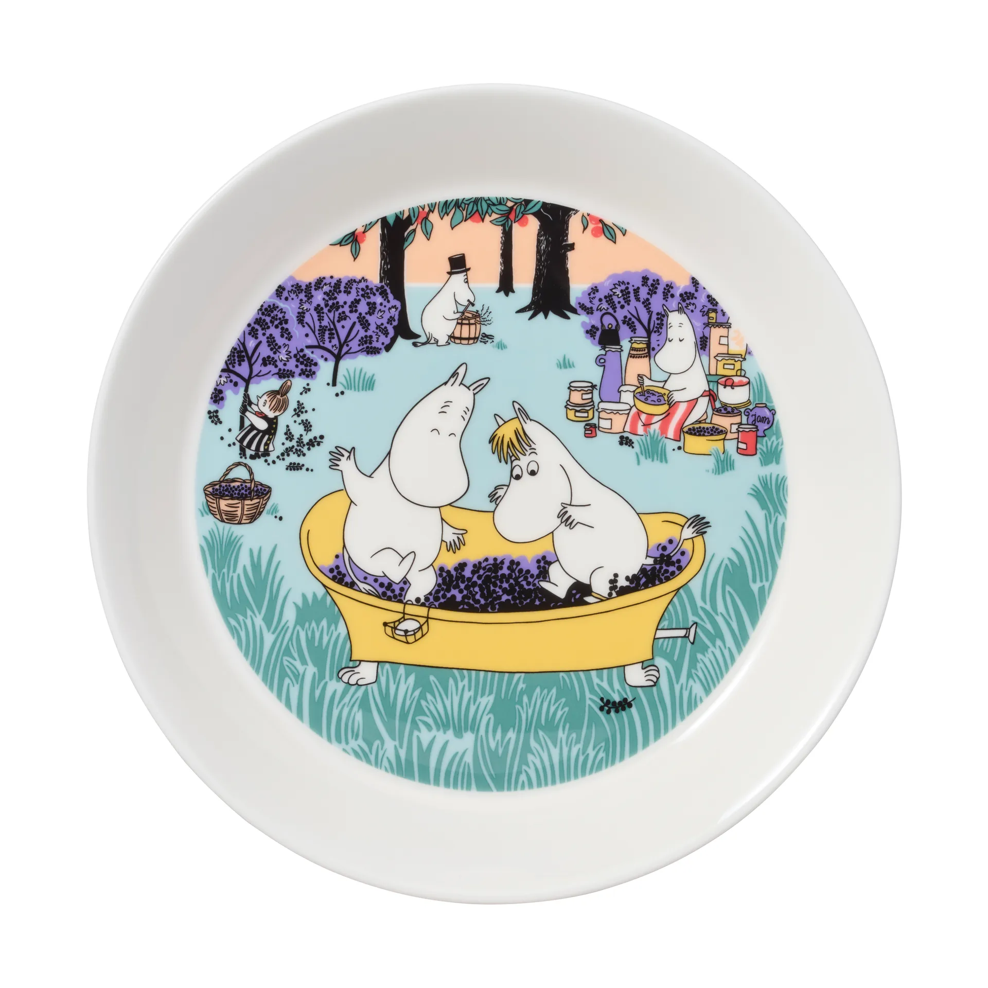 Berry Season Moomin plate 2024, Ø19 cm arabia moomin,moomin arabia