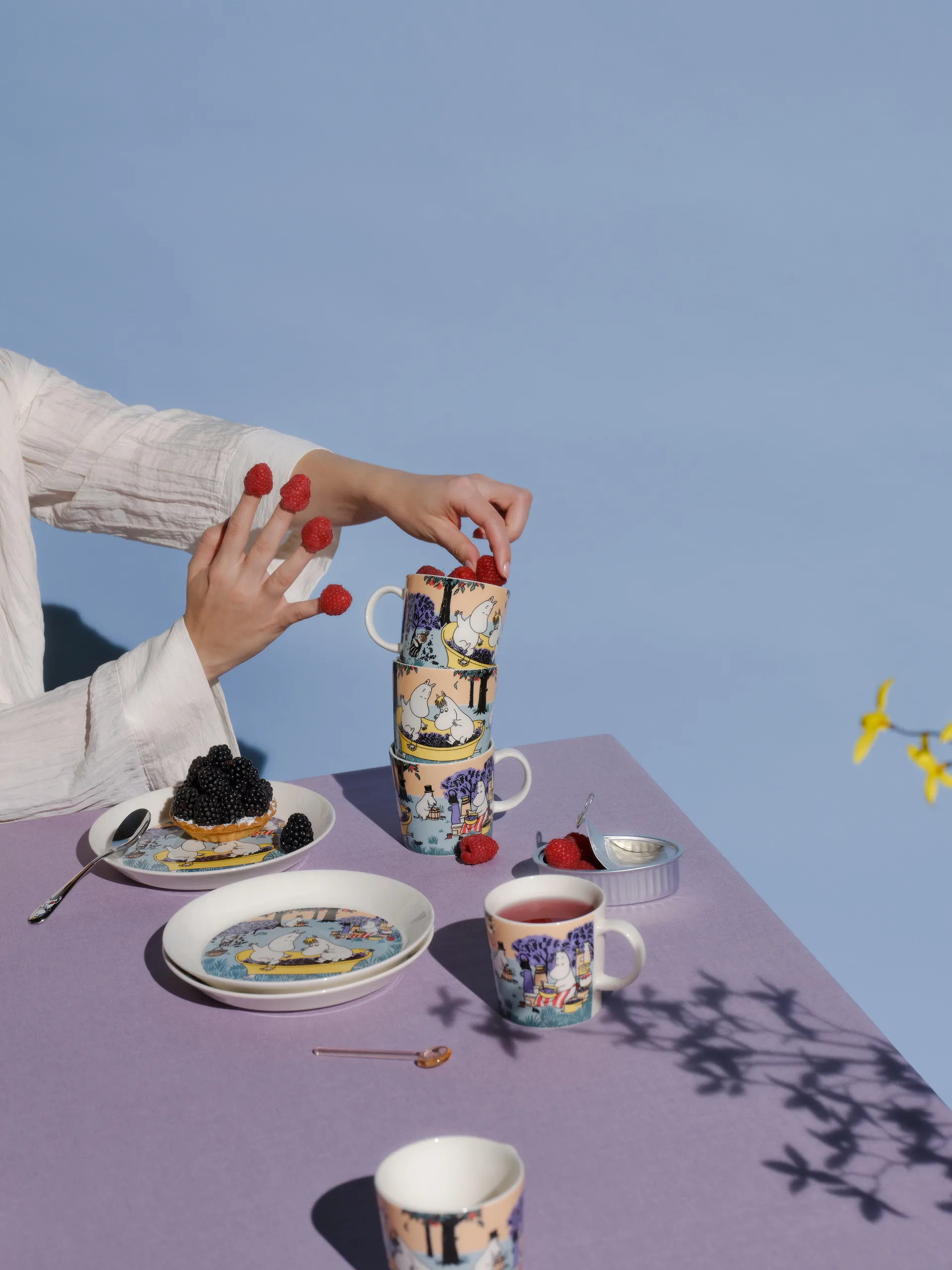 Berry Season Moomin plate 2024, Ø19 cm arabia moomin,moomin arabia