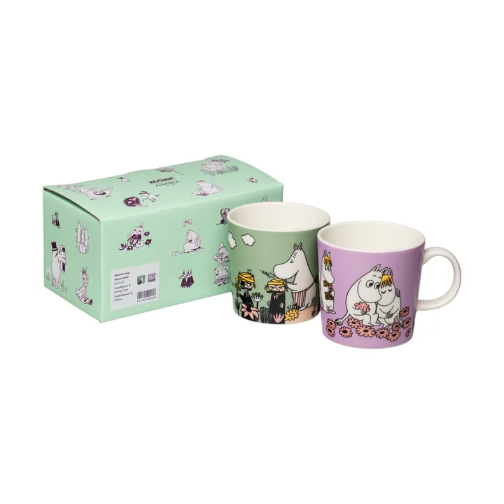 Enamored & Care Moomin mug, 2 pieces - 30 cl - Moomin Arabia