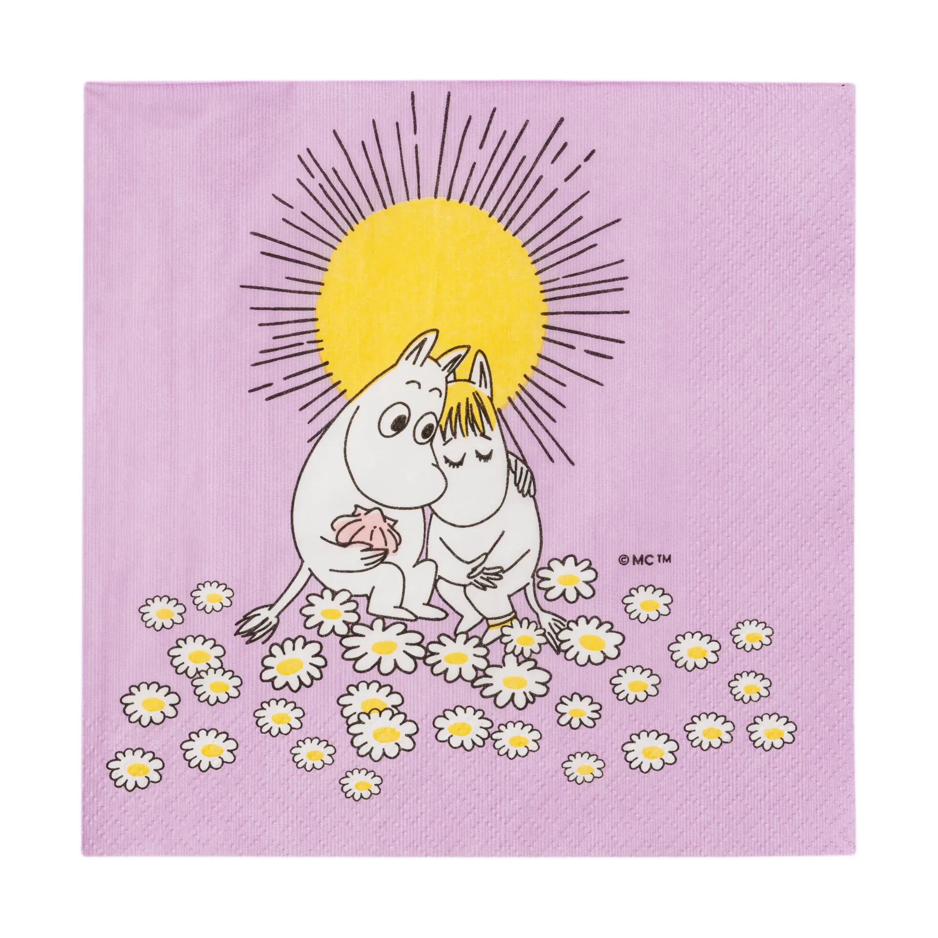 Enamored Moomin paper napkin 33x33 cm, 20-pack Moomin Arabia