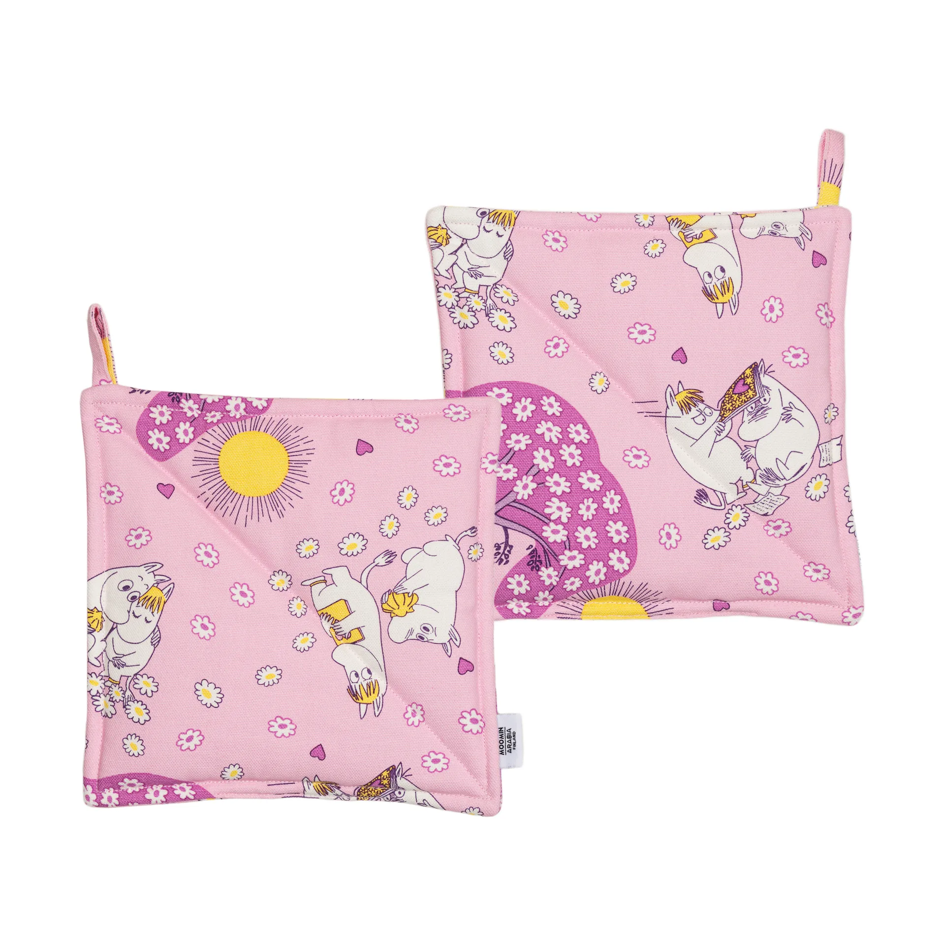 Enchanted Moomin pot holders 2-pack, 22x22 cm Moomin Arabia